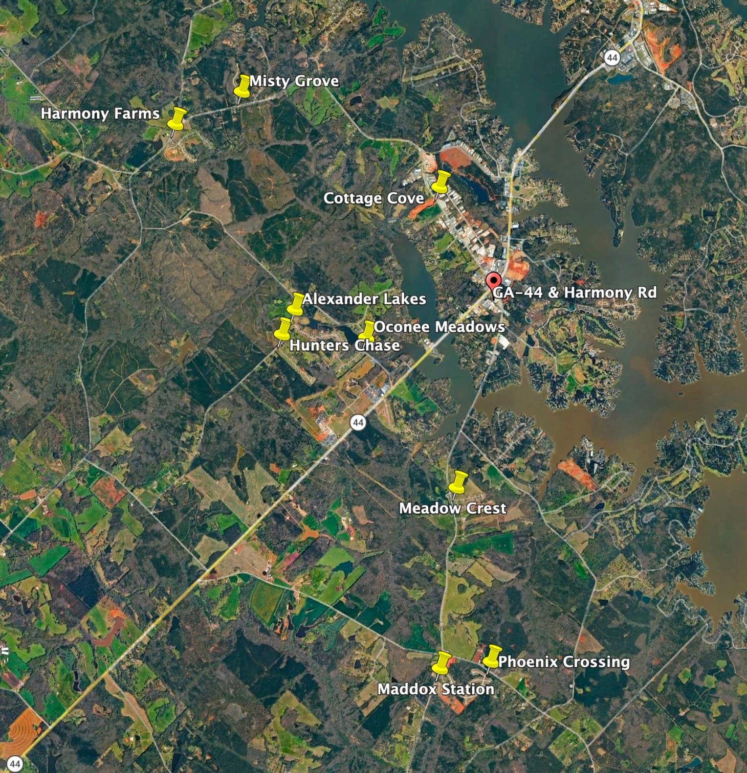 Over 500 homes in non lake front neighborhoods ...